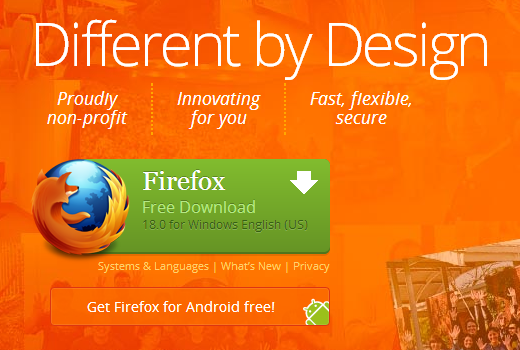 Mozilla Firefox 18