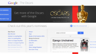 Google Oscar Destination Website