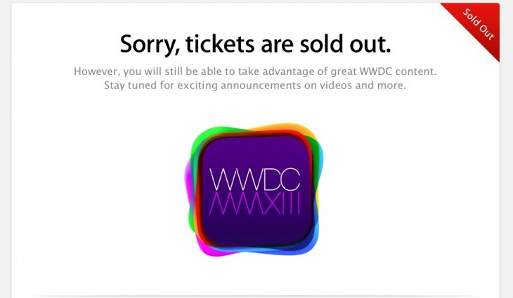 WWDC-Tickets-Sold-Out