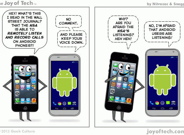 I'm Afraid That Android Users Are Listening (Comic)