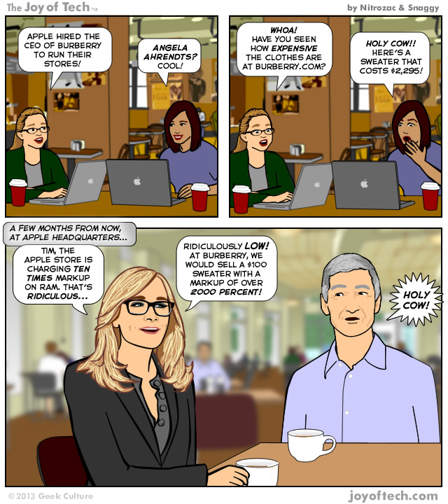 Apple Hired The CEO Of Burberry To Run Their Stores! (Comic)
