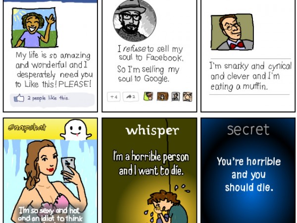 A Sum-up Of Social Networks (Comic)