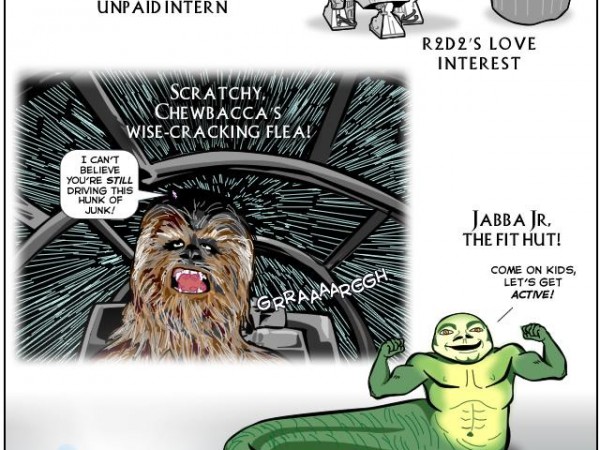 Rejected Characters From The Star Wars Movie (Comic)