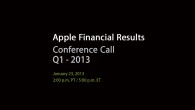 Apple Financial Results Q1 2013