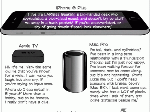If Apple Products Had Online Dating Profiles (Comic)